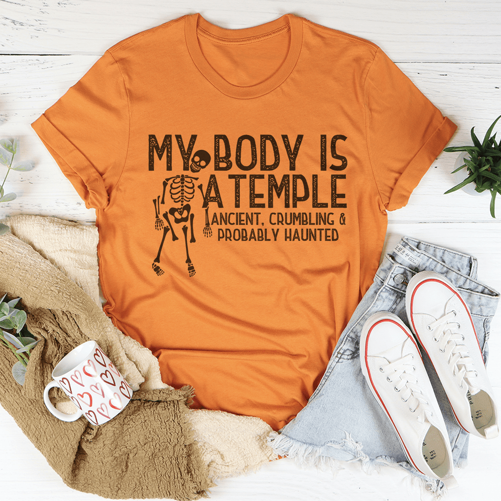 My Body Is A Temple Halloween T-Shirt-0