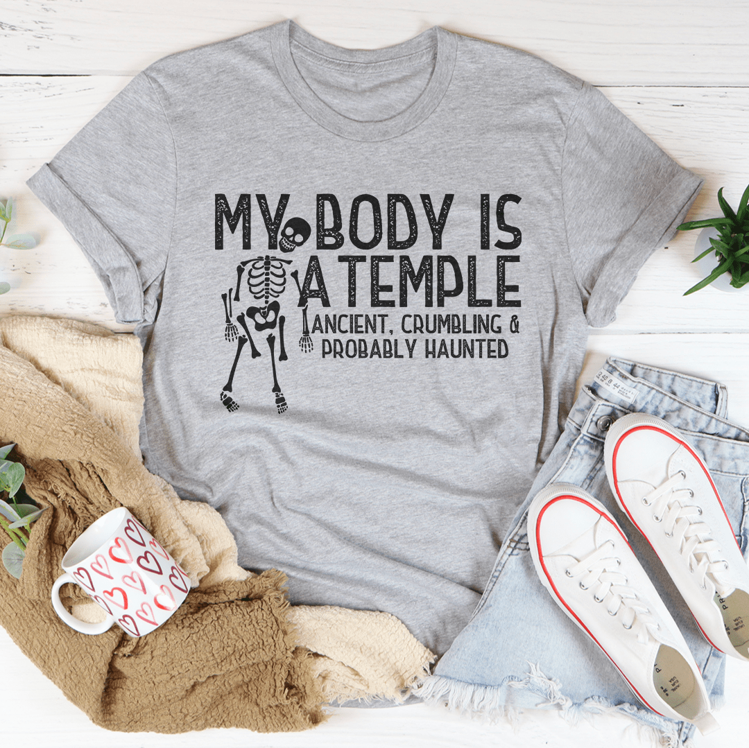 My Body Is A Temple Halloween T-Shirt-1